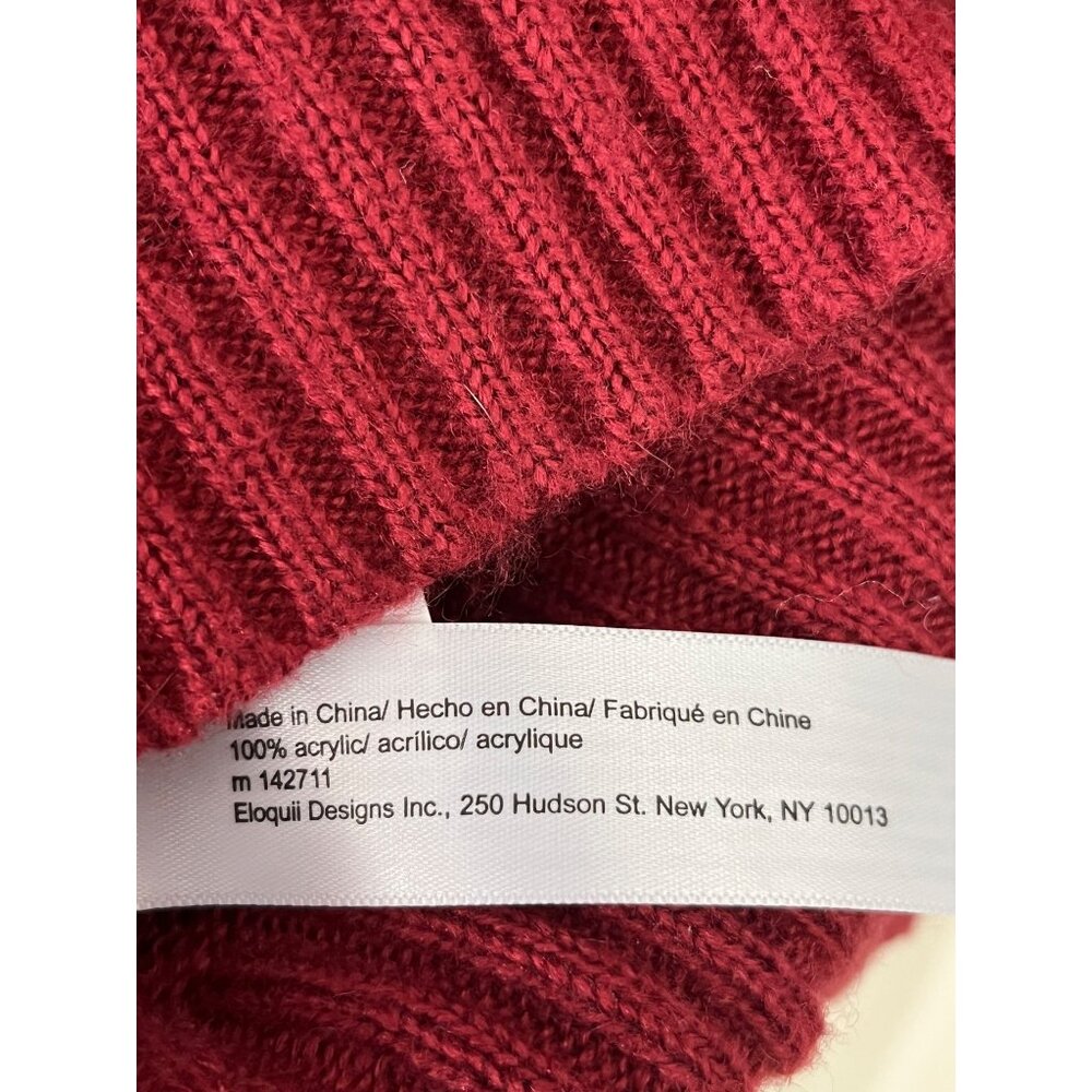 Eloquii Elements Plus Size 22/24 Red Sweater With… - image 4